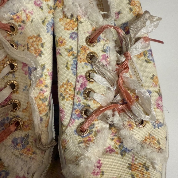 Superga x LoveShackFancy Cream Floral Low Top Sneakers - Picture 2 of 4
